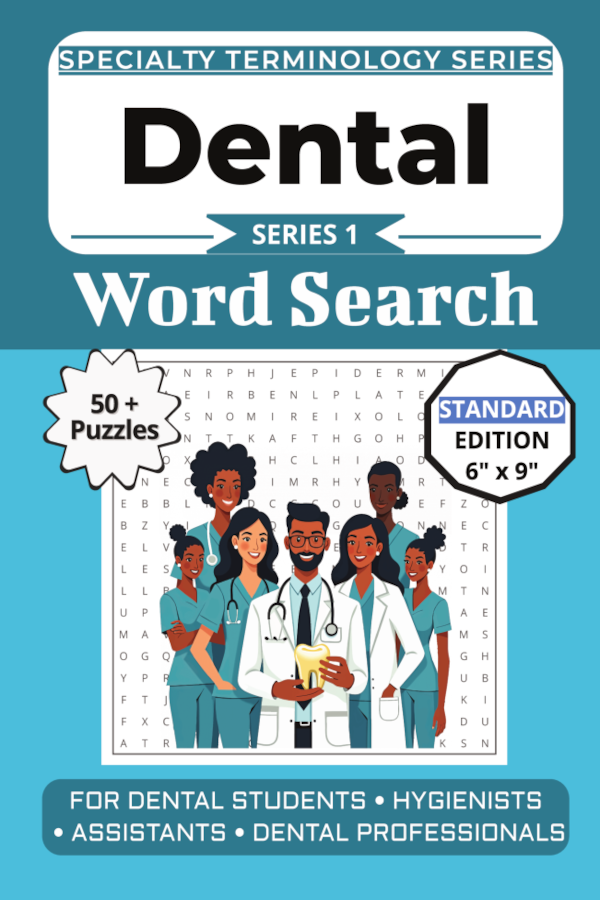 The Ultimate Dental Terminology Word Search cover