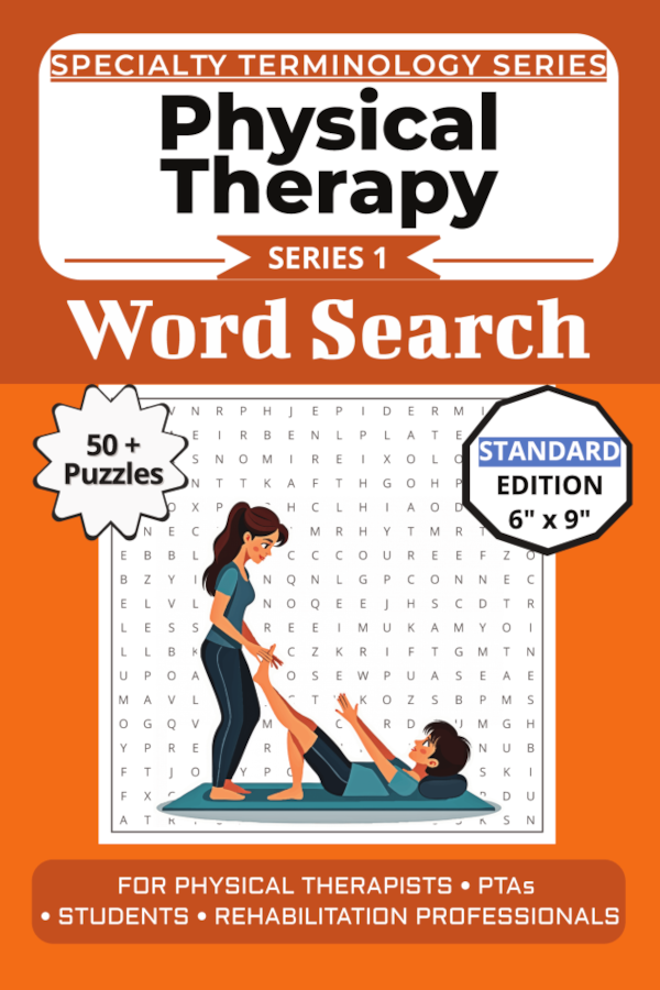 The Ultimate Physical Therapy Terminology Word Search cover