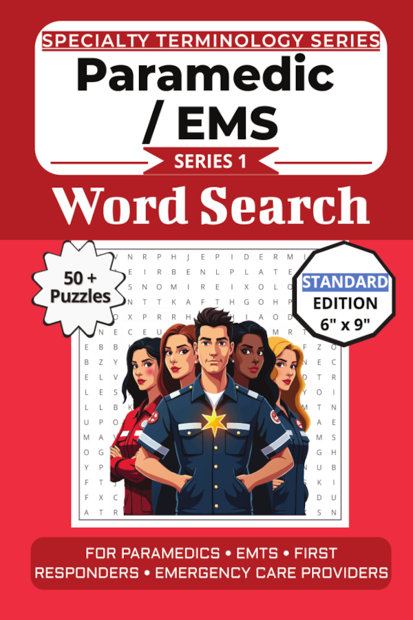 The Ultimate Paramedic & EMS Terminology Word Search cover
