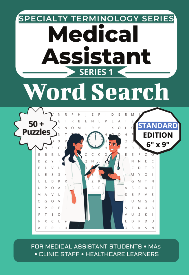 The Ultimate Medical Assistant Terminology Word Search cover