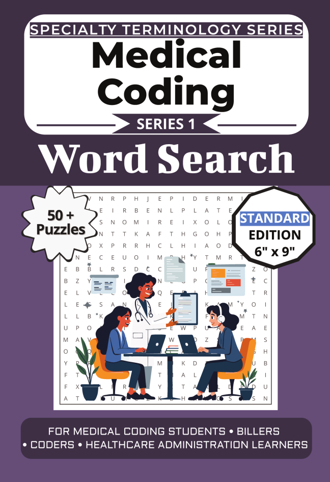 The Ultimate Medical Coding Terminology Word Search cover