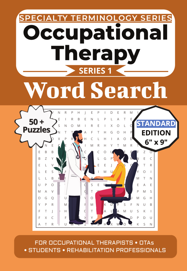 The Ultimate Occupational Therapy Terminology Word Search cover